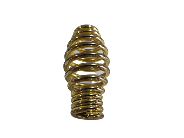 Electroplated spring